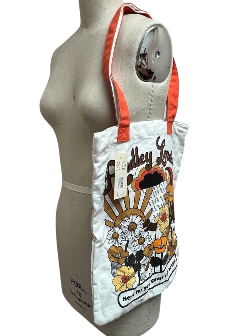 NWT Radley London Retro Style Canvas Shoulder Bag - Picture 4 of 6